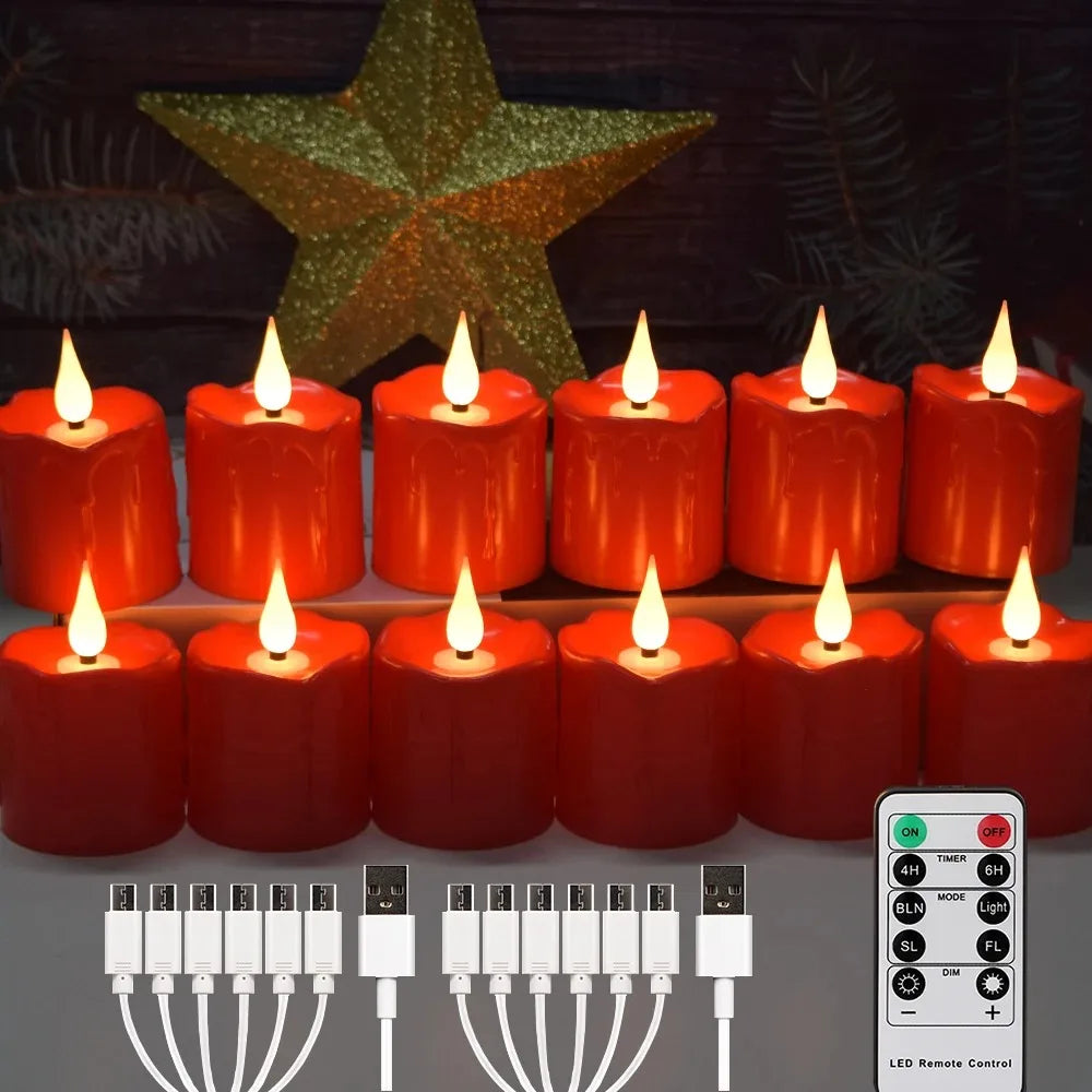 12pcs red
