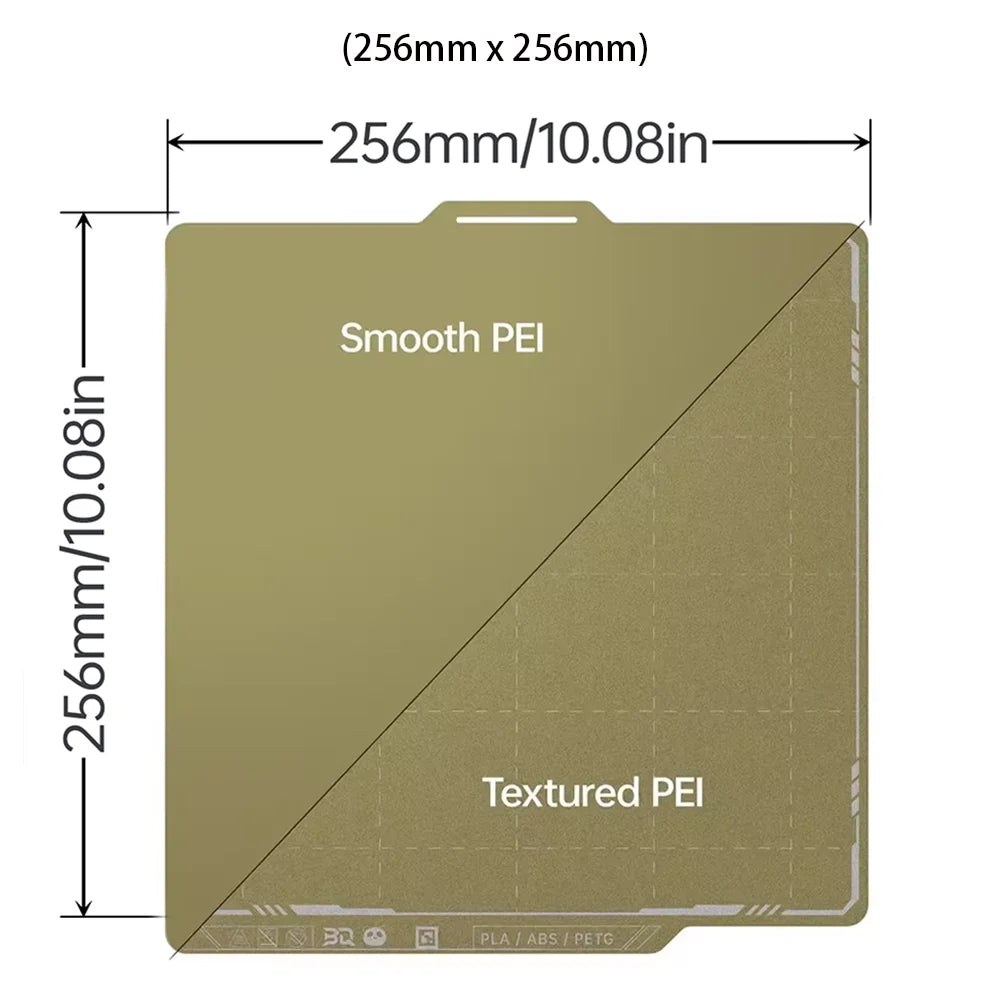 BIGTREETECH Panda Build Plate 256MM 180MM CryoGrip Pro Cool Plate PEI PEO Honeycomb Houndstooth For BambuLab P1 A1 X1 A1 MINI