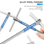 Bicycle Hex Key Wrench Set T Handle 2-10mm CRV Steel Allen Key Bike Repair Tool MTB Road Bike Maintenance Kit