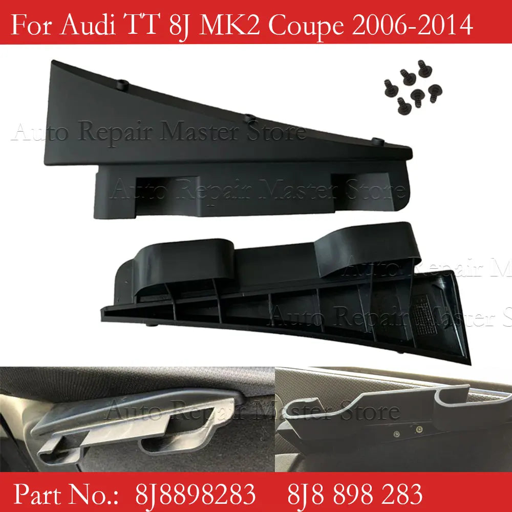 8J8898283 2Pcs Car Rear Trunk Parcel Shelf Luggage Cover C-Pillar Side Bracket Repair Kit For Audi TT 8J MK2 Coupe 2006-2014