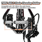 LEBYCLE MTB Road Bicycle Chain Retainer Clean Tool Bike Virtual Flywheel Chain Washer Chain Oiler Tool Washing Holder Bike Tools