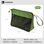 Dyneema UHMWPE Waterproof Dry Bag IPX6 Sealed, Ultralight, Black/Green/Purple