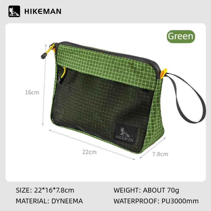 Dyneema UHMWPE Waterproof Dry Bag IPX6 Sealed, Ultralight, Black/Green/Purple
