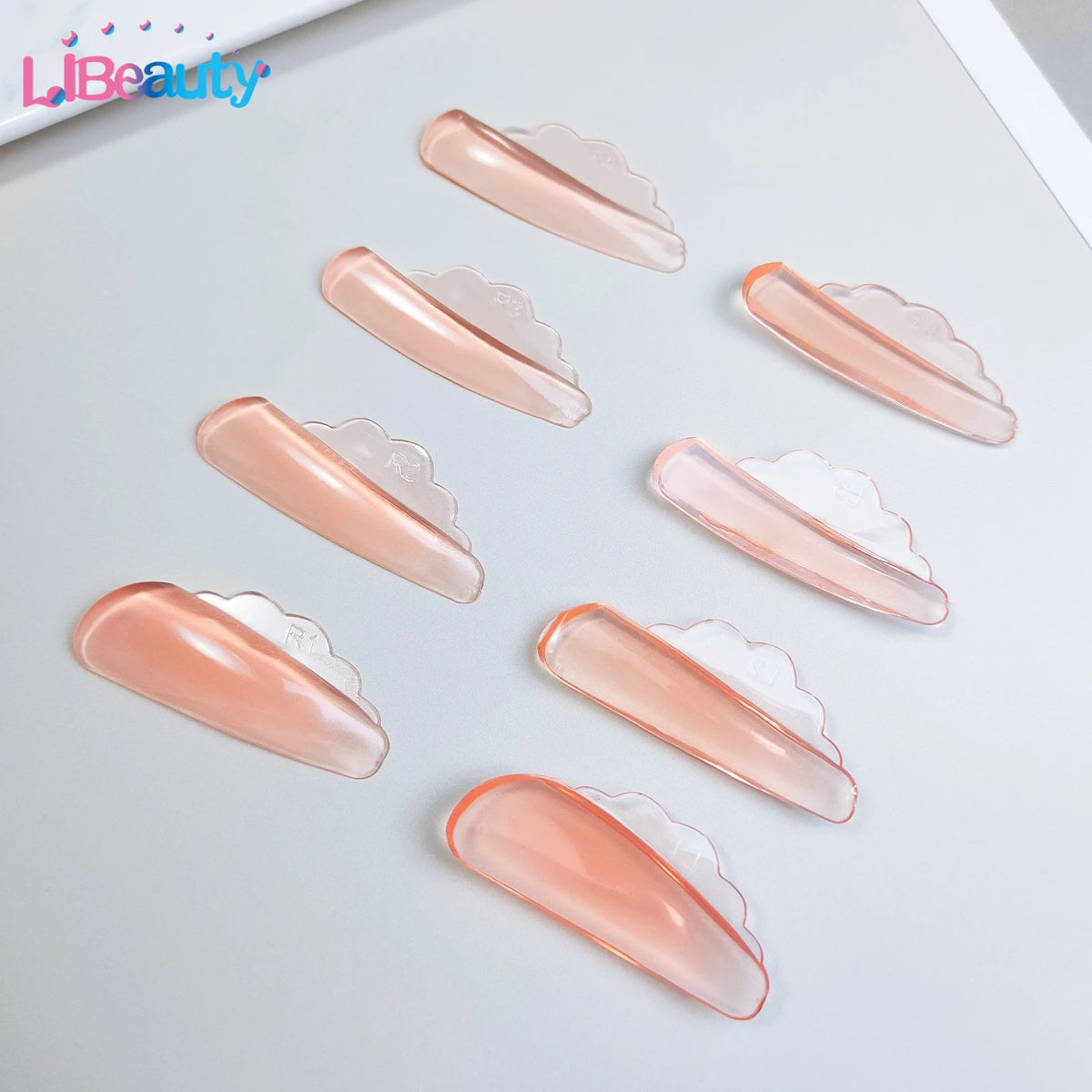 Libeauty New 4 Pairs Free Glue Silicone Eyelash Perm Rod Shield Lash Lift Pad Lifting 3D Eyelash Curler Accessories Makeup Tools