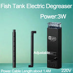 Fish Tank Oil Film Processor 3W Fish Tank Oil Removal Film 220V EU Plug 3cm Lift Floating Platform