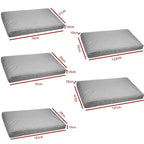 Replaceable Dog Bed Cover Made of Washable And Durable Oxford Fabric, Featuring a Removable Zippered Pet Bed Mattress Cover