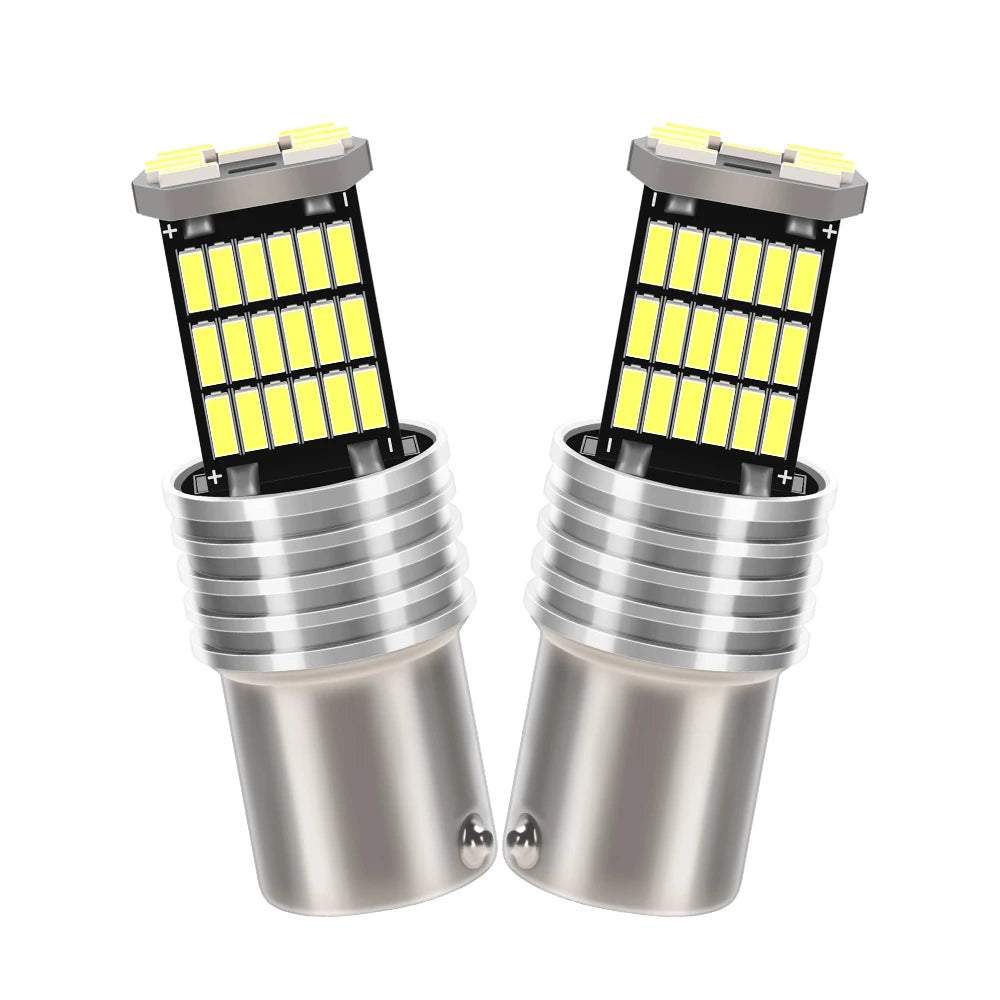 2Pcs Car LED Reverse Light For Alfa Romeo Giulietta 147 156 159 166 Brera Mito Spider GTV P21W Ba15s 1156 Canbus Backup Lamp