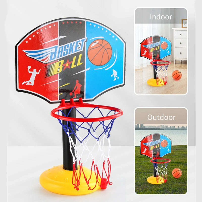 Toddler Adjustable Basketball Hoop 52-115CM Stand Rack for Kids Baby Outdoor Indoor Ball Sport Backboard Rim Shoot Children Toy