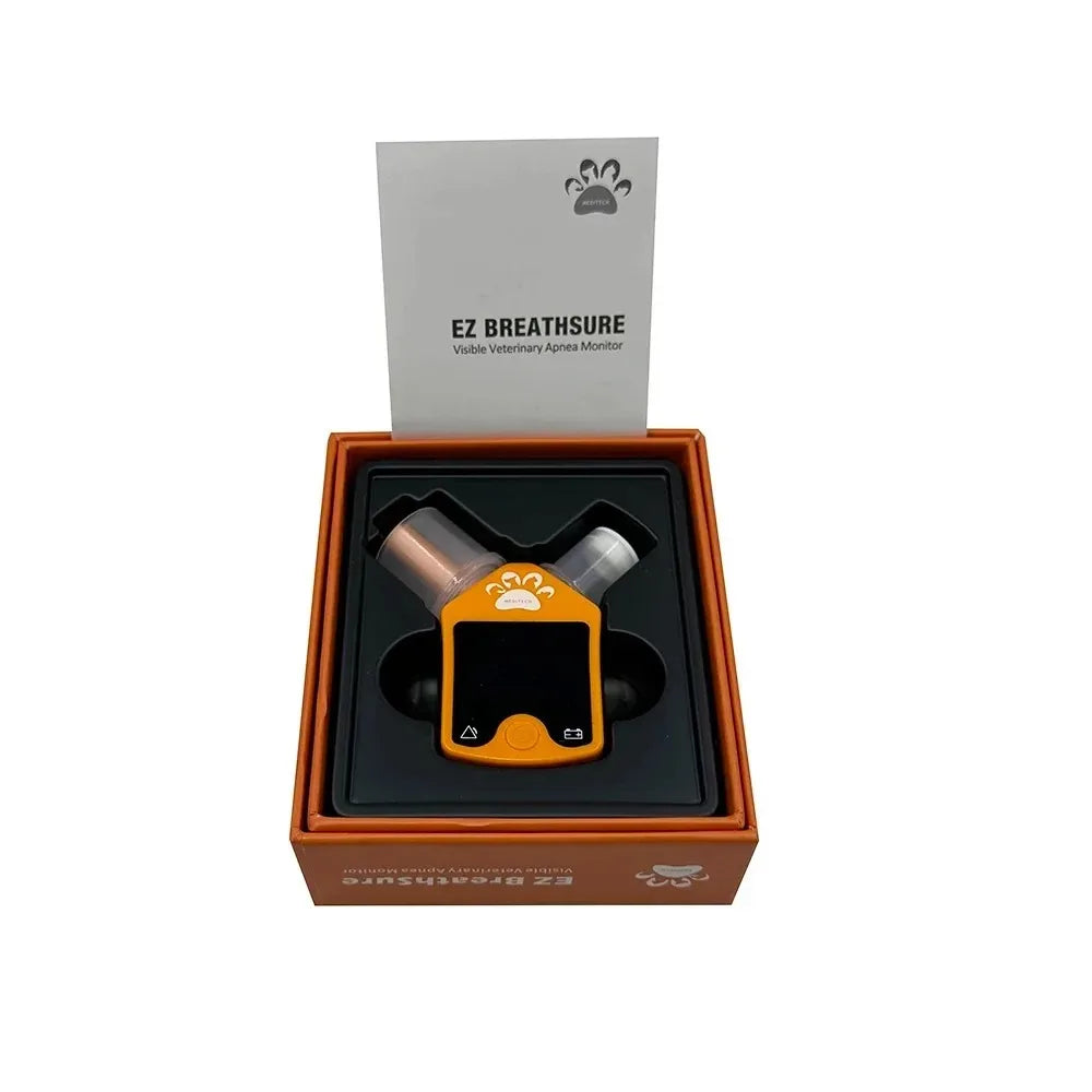 Pet apnea breathing monitor alarm sensor for cats and dogs, veterinary anesthesia equipment