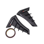 Vent Cover Fender Hood Air Flow Intake Trim Car Side  Exterior Accessories Wing Decals Ventilation Sticker Modified Styling 2pcs