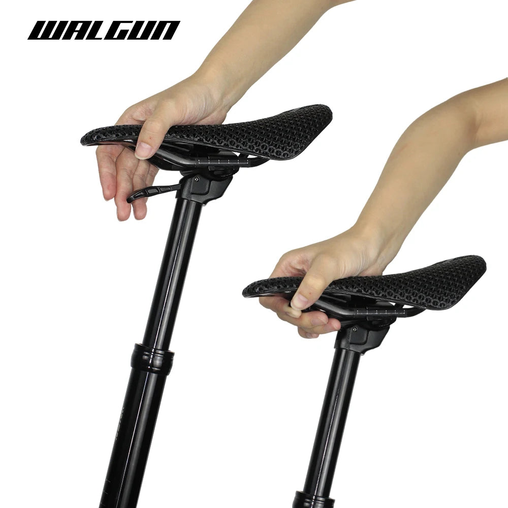 SP25A Hydraulic Dropper Seatpost Upgraded 6061 Aluminum No Lag 100-170mm Travel for MTB Road Gravel Easy Install