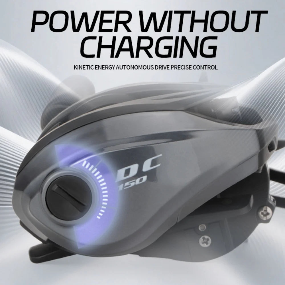 7.1:1 6+1BB DC Electronic Brake Baitcasting Reel Anti Backlash Smart Cast 6KG Drag 168g Lightweight Long Distance Lure Fishing