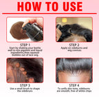 Lace Wig Install Kit with Hot Comb, Lace Tint Mousse, Strong Hold Wig Glue & Rosemary Oil