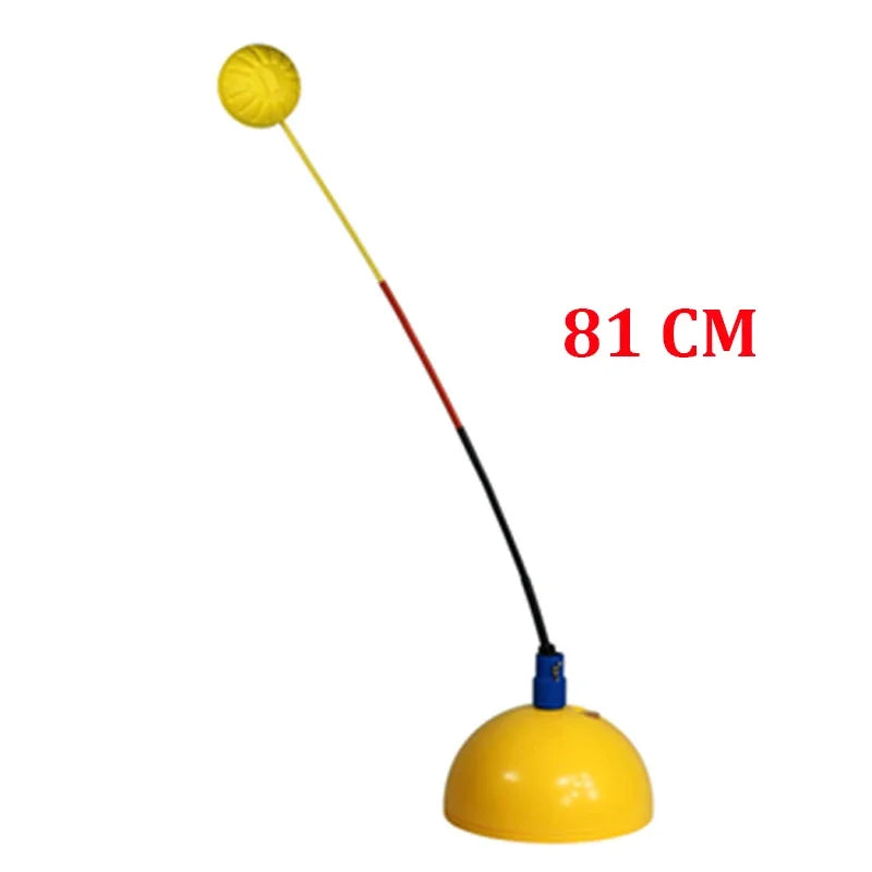 Portable Tennis Trainer Rebound Practice Tool with Swing Ball on String, 1pc