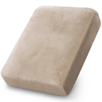 Velvet Sofa Cushion Cover Stretch Plush Seat Slipcover, Beige/Beige Gray, S-XL, 1pc