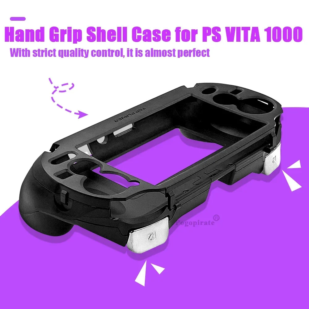 For PS VITA 1000 PSV1000/PS Vita1000 Replacement Hand Grip Joypad Stand Case with L2 R2 Trigger Button Game Accessories