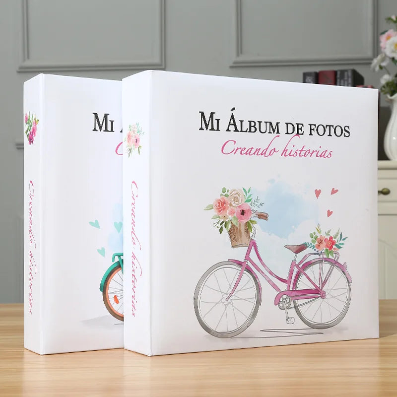 6 inch 200 Pocket 4x6 Cartoon Photo Album 10x15 Photocard Holder Baby Memories Instax Collect Book Family Memory Photos Album