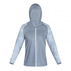 Men's Hooded Long Sleeve Fishing Shirt UV Protection Breathable Outdoor Top, Sizes S-5XL