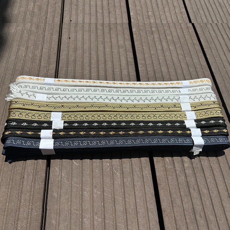 Sageo For Japanese Sword Saya Wrapping, Hand Knitting, Fabric, Polyester Rope, Sword Accessories,250cm Length, Brand New 2024