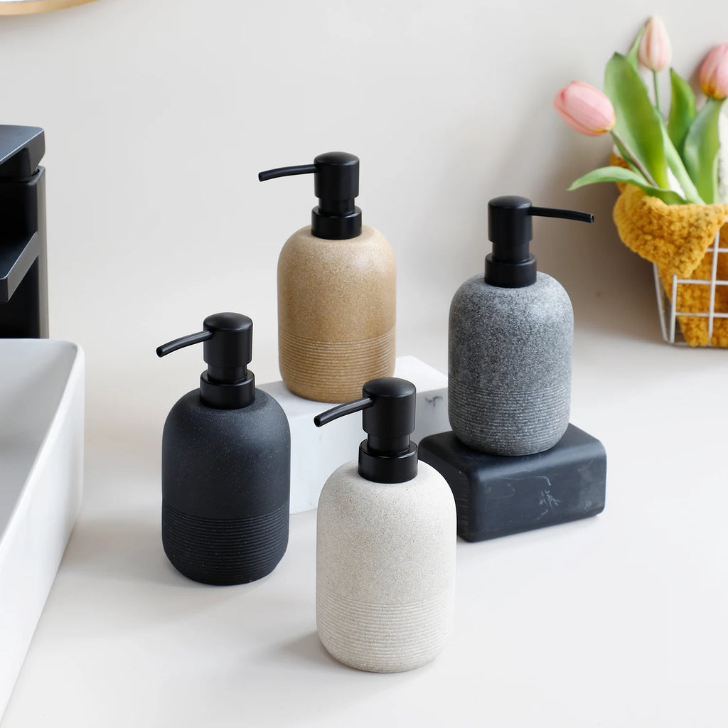 Kitchen and bathroom soap dispenser, shower replacement bottle, cleaning agent bottle, hand pump bottle, separate bottle