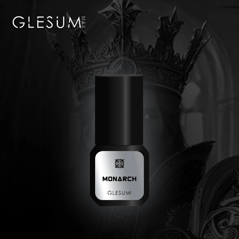 Glesum Master Level Eyelash Glue  0.8s Dry Adhesive Oil And Water Resistant Retention time 12 Weeks Flexible Eyelash Adhesive