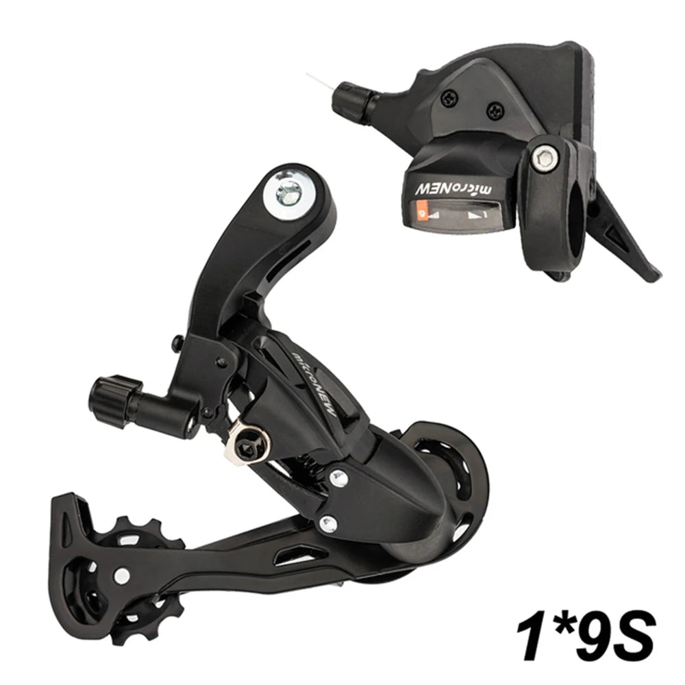 ZTTO MTB 9 Speed Set 1X9 Shifter Rear Derailleur 9V 50T Cassette K7 Sprocket Parts For m370 m430 m590 DEORE Single Crank System