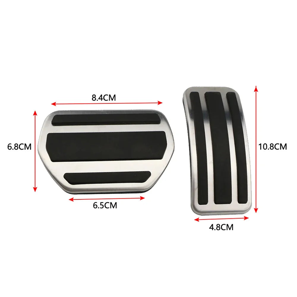 Car Pedal Covers Set for Peugeot 207/208/301/307/308/408/2008, Citroen C3/C4, DS 3/4/6