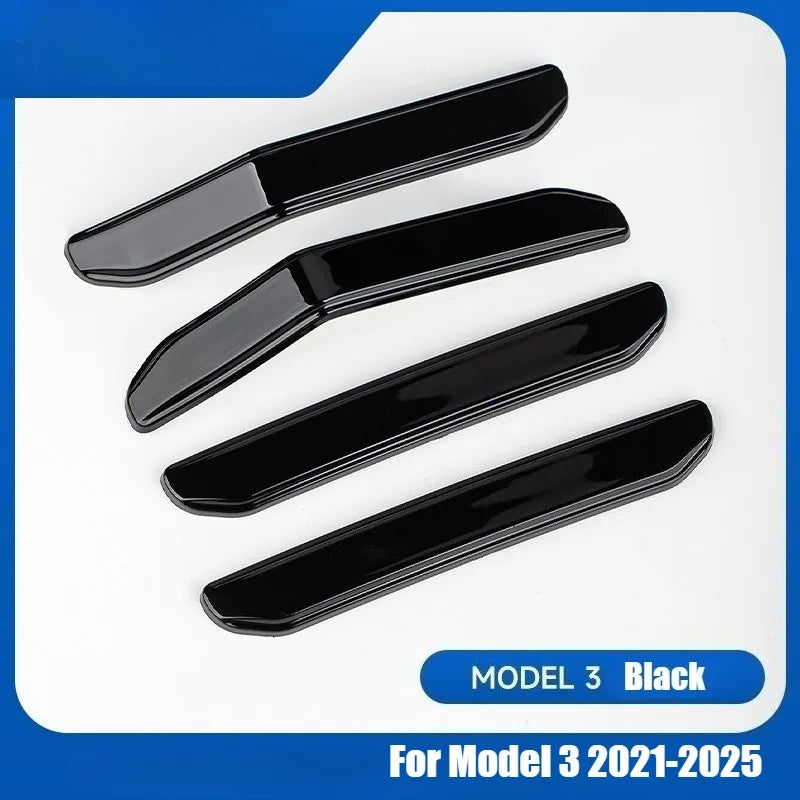 4PCS for Tesla Model 3/Y 2025 2026 Door Protector Strip Anti-Collision Door Side Edge Protection Sticker Guard Exterior Accessor