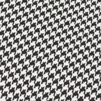 Houndstooth Cotton Linen Upholstery Fabric 1x1.5m Black-White Car Seat Door Panel Headliner