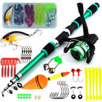 Ultra short rod wheel set 1.8m children's fishing rod and gear set