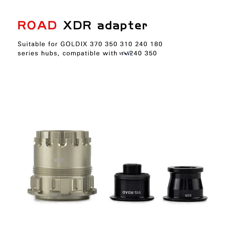 Free Shipping GOLDIX Mountain Road Gravel Bike Hub Adapter for M370 310 180 Series for SHIMANOSRAM 11S 12S/180 350 240 Adapter