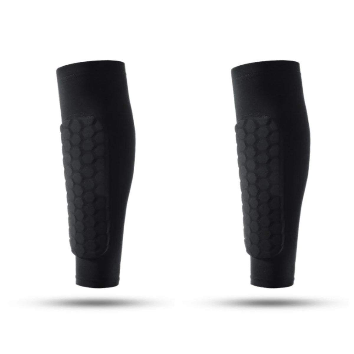 Honeycomb Shin Guards - Slim-Fit Integrated Calf Protection Sports Impact Protection Gear for Running Hiking Cycling Gear
