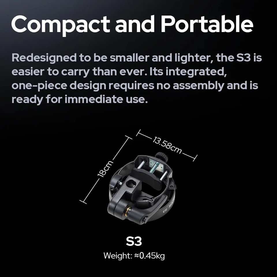 Godox S3 Speedlite Bracket for Godox AD200Pro AD200Pro II AD400Pro AD400Pro II AD600Pro