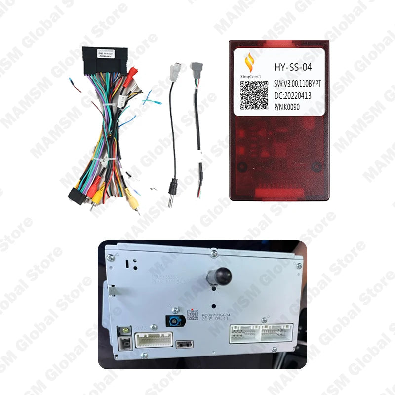 Car Radio Stereo Canbus Box HYK-RZ-13 For Kia kIA Accent K5 Optima 2010-2012 2013 2014 2015 2016-2018 Wiring Harness Power Cable