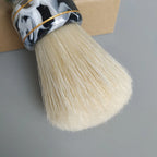 DSCosmetic 30mm Boar Bristle Shaving Brush, Resin Handle Wet Shaving - Black Great Wall