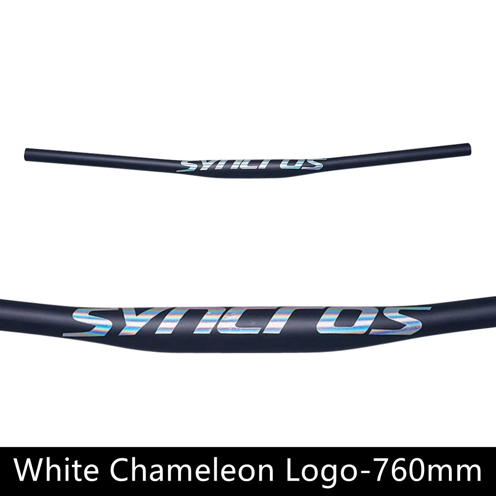Syncros Carbon Fiber MTB Flat Handlebar 31.8mm Clamp 9° Sweep 580-760mm Black