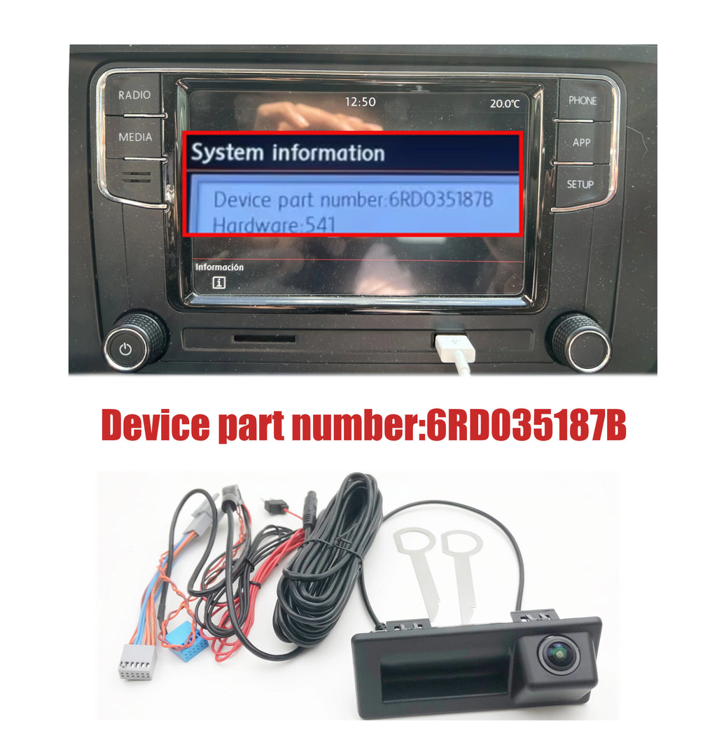 VKAUTO Canbus Dynamic Trajectory Camera For VW Jetta MK6 Passat 2016 2017 Parking backup Camera Work With MIB2 MQB