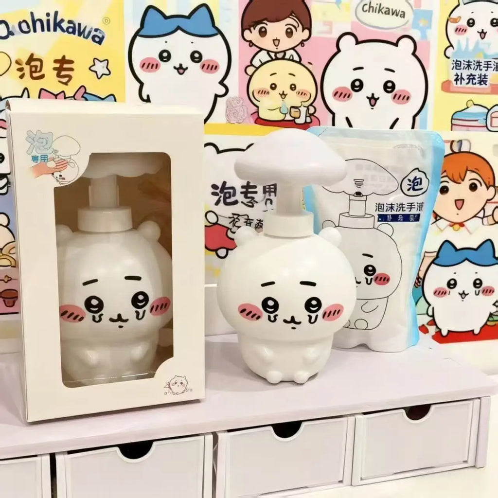 Chiikawa Refillable Bottles Cute Hand Sanitizer Shower Gel Dispenser Empty Containers Portable Travel Bottles Home Bathroom Toys