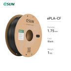 eSUN Carbon Fiber PLA 3D Printer Filament 1KG 1.75MM Fast Printing PLA-CF High-strength Carbon Fiber PLA Filament For Bambu Lab