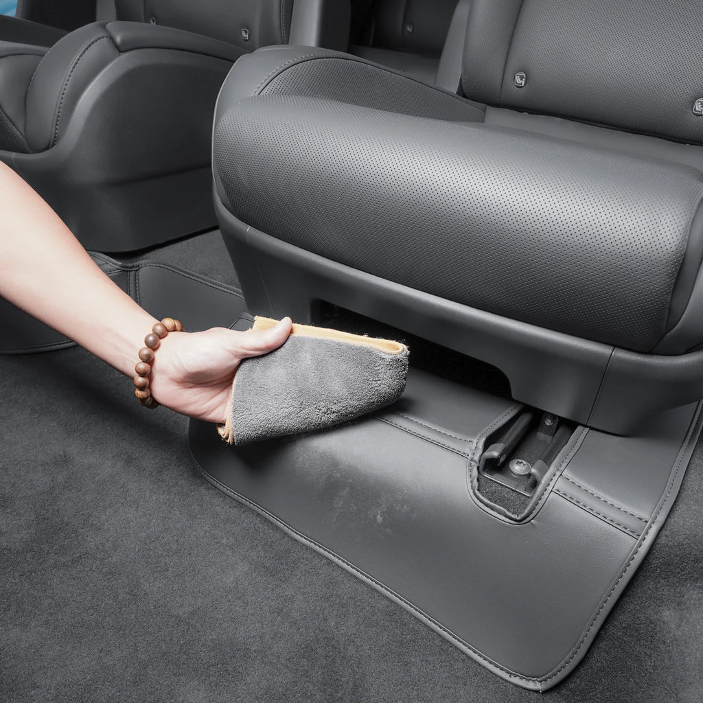 For Protective pads under the second row seats of 6 Tesla Model YL, foot kick guards for the middle seat, seat corner protectors