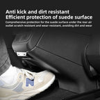 For Tesla Model 3 Highland 2025 Air Outlet Anti Kick Pad Car Accessories Side Edge Protection Patch Model3 2024 Anti-dirty Cover
