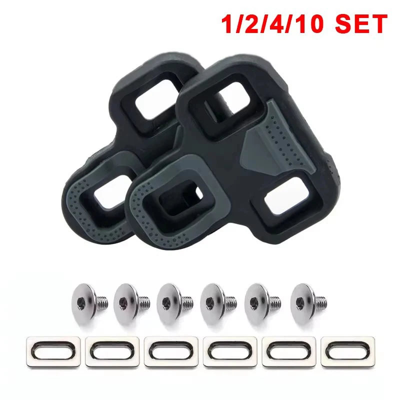 Pedals Cleats Road Cycling Cleats 4.5 Degree Floating Self-locking Bicycle Cleat Pedal Clip Plate Cycling Parts Bike Accessories