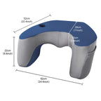 Reading Pillow for Gaming,Lap Desk & Arm Rest with Cup & Phone Holder,Laptop Support, Large Pockets,Comfortable for Work,Gaming