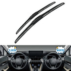 Wiper Blades Set Kit For Toyota Hilux AN110 AN120 AN130 2015 - 2023 Front Windshield Brushes Windscreen Window Decor Washer 2017