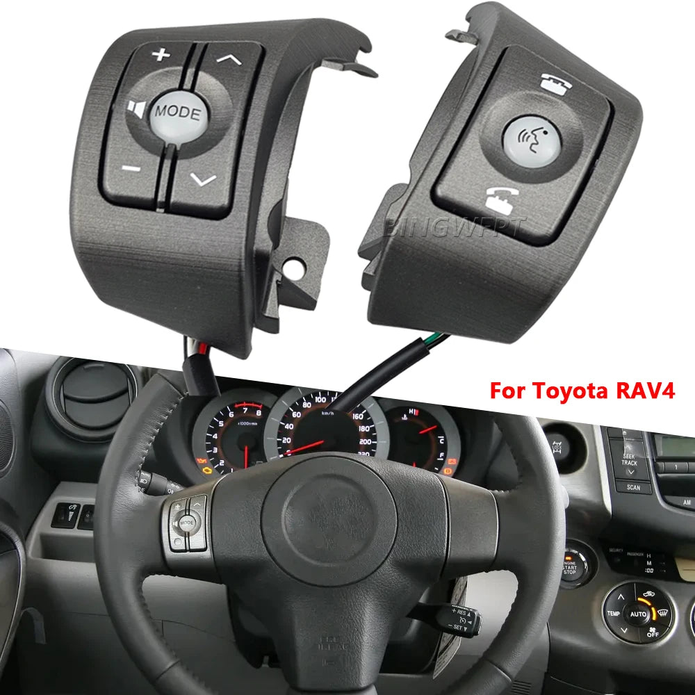 Multi-function Car Steering Wheel Control Buttons Switch Styling Buttons For Toyota Rav4 RAV4 XA30 ACA30L 2006-2008  84247-42030