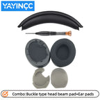 Sony WH-1000XM4 Replacement Ear Pads & Headband Cushion Set, Protein Leather Memory Foam