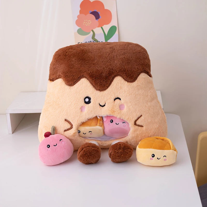 Plush Pillow Stuffed Toy, Assorted Styles 25-43cm (Dino Egg, Capybara, Boba, Cookie, Alien, Bats)