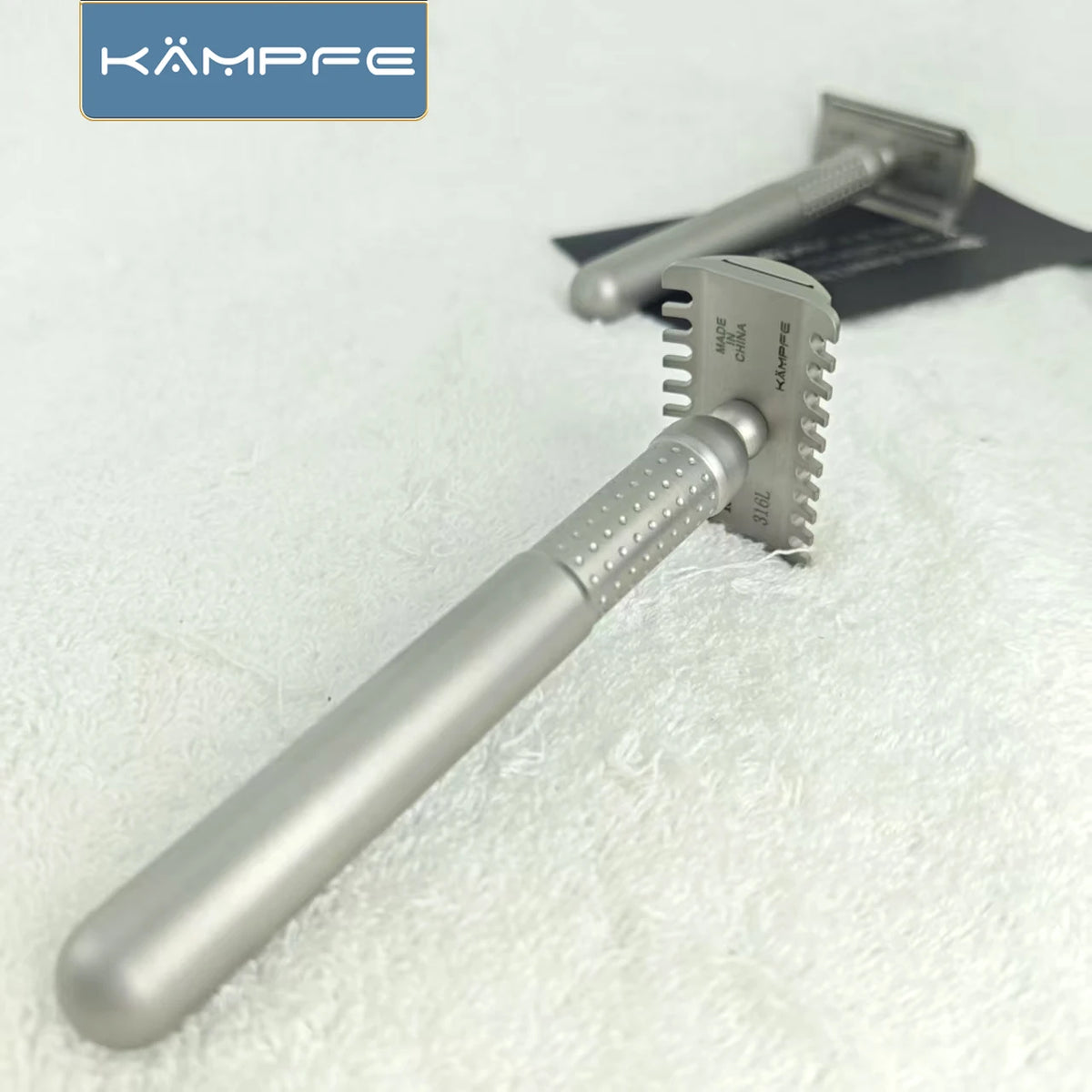 KAMPFE  CNC machining Stainless Steel Safety man shaver Blade Shaving Razors  with and 5 blades Mans tools