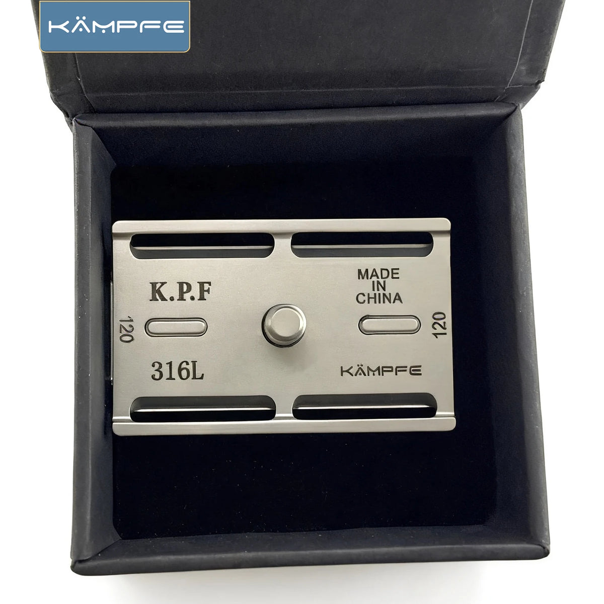 KAMPFE Vintage Safety Manual Double edge Razor Stainless steel Metal Mild Shaving shaver 5 replacement blades
