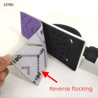 70mm 12 Meters Dry Grinding Flocking Sandpaper Square Purple Car Paint Polishing Abrasive Grinding Tool